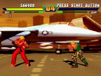 une photo d'Ã©cran de Street Fighter EX plus Alpha sur Sony Playstation